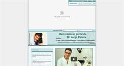 Desktop Screenshot of drjorgepereira.com.br